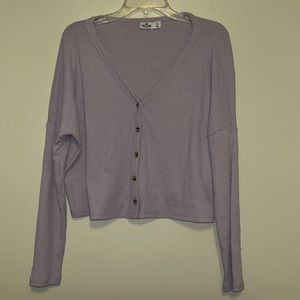 Hollister Purple Cardigan